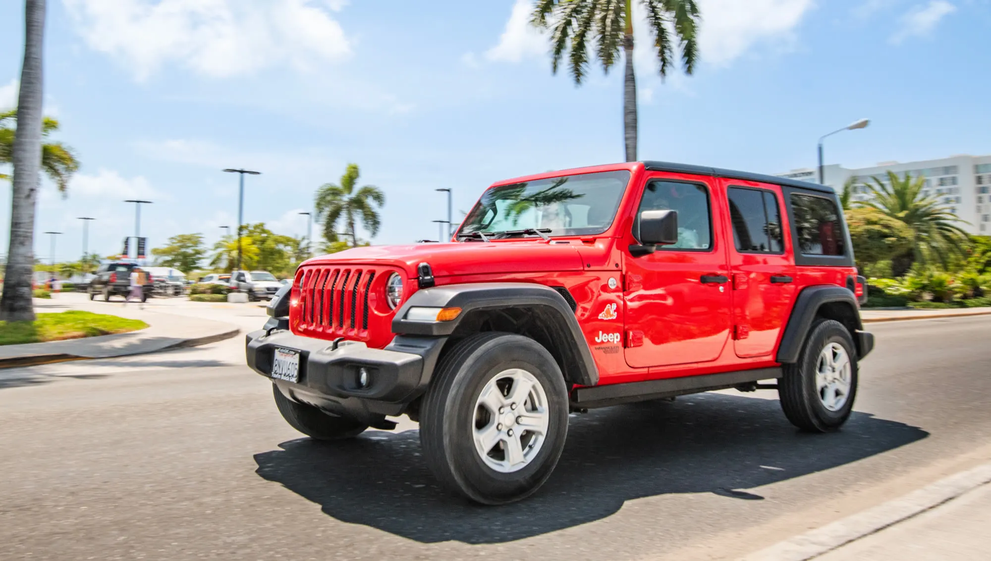 Jeep Wrangler Unlimited Sport · Red · Automatic
