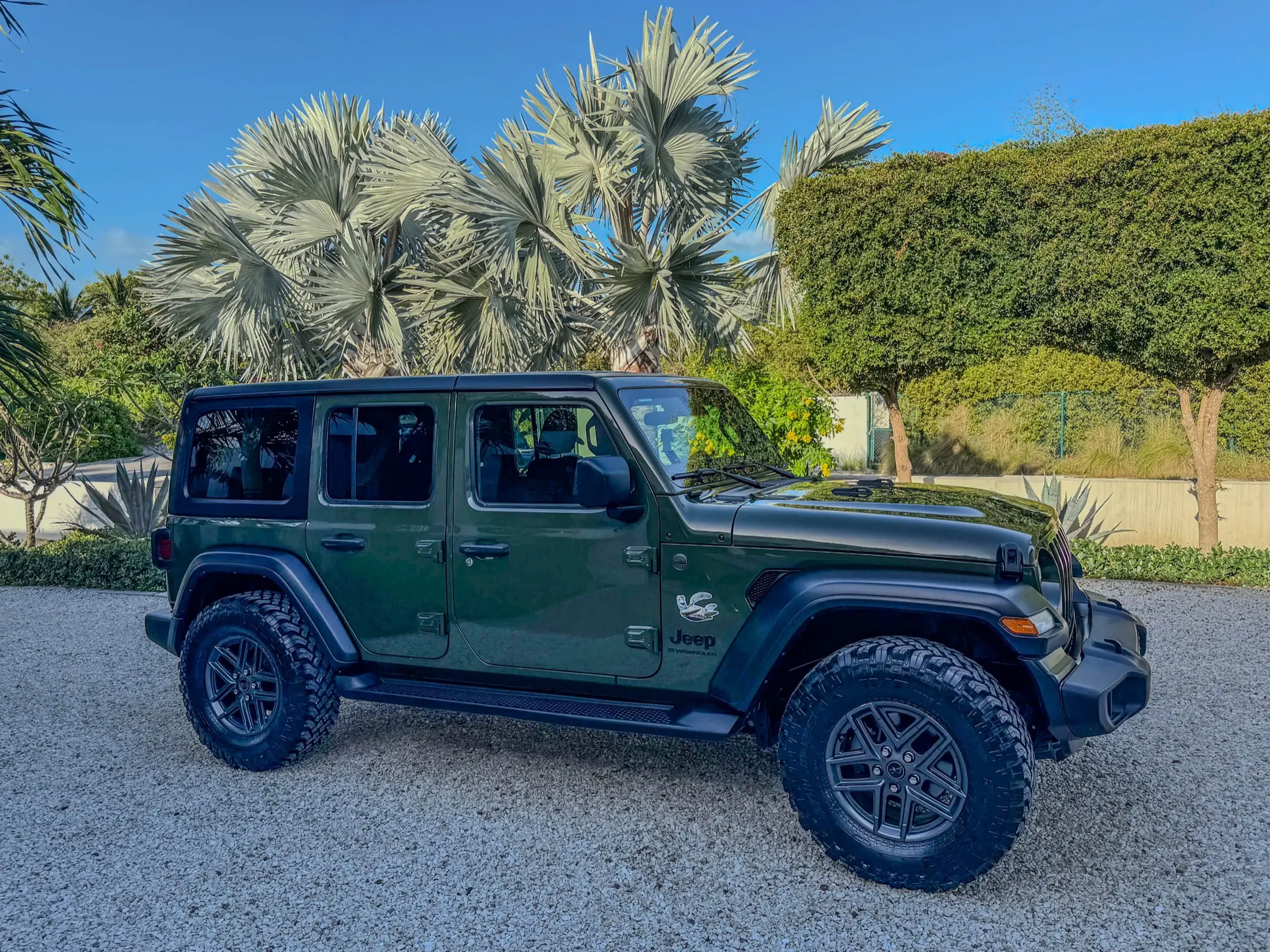 Jeep Wrangler 4xe in green